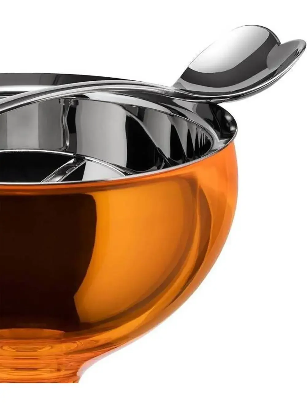 A di Alessi Big Love Bowl and Spoon Orange